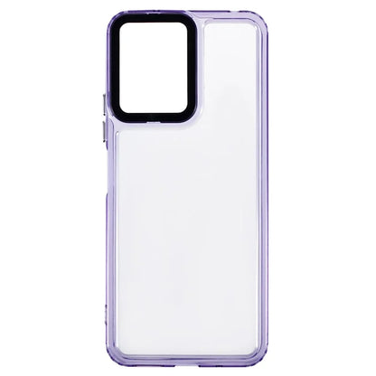 For Xiaomi 12 5G / 12X 5G / 12S 5G Clear Case PC+TPU Anti-drop Phone Cover Purple