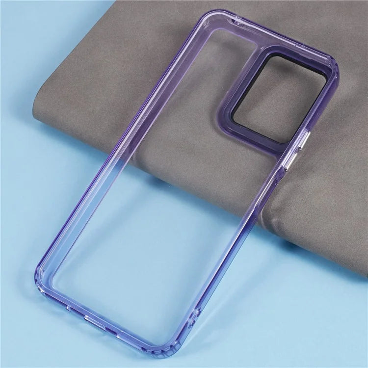 For Xiaomi 12 5G / 12X 5G / 12S 5G Clear Case PC+TPU Anti-drop Phone Cover Purple