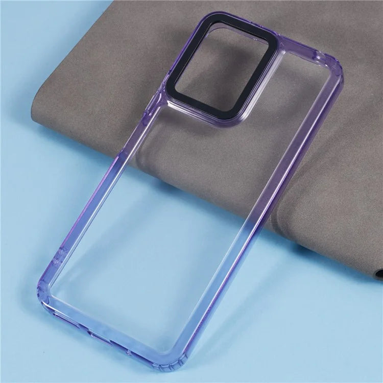 For Xiaomi 12 5G / 12X 5G / 12S 5G Clear Case PC+TPU Anti-drop Phone Cover Purple