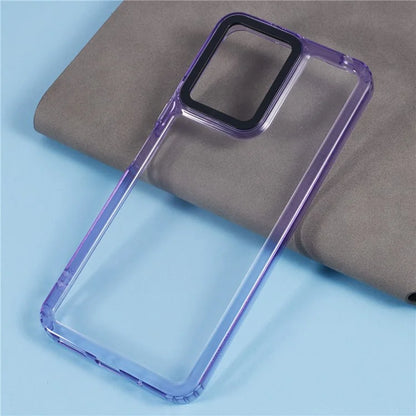 For Xiaomi 12 5G / 12X 5G / 12S 5G Clear Case PC+TPU Anti-drop Phone Cover Purple