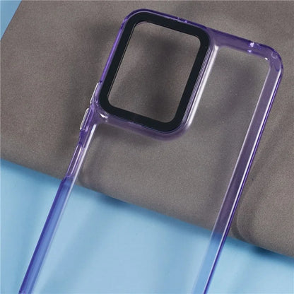 For Xiaomi 12 5G / 12X 5G / 12S 5G Clear Case PC+TPU Anti-drop Phone Cover Purple