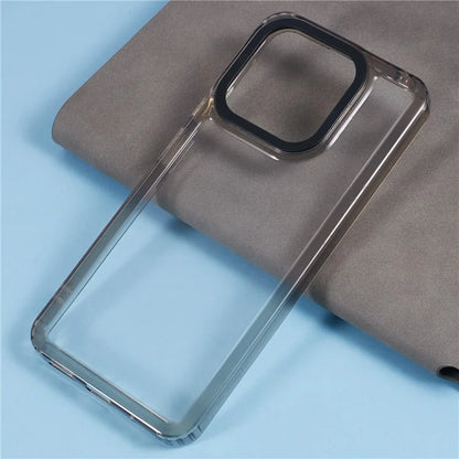 For Xiaomi Redmi 12C 4G Case PC+TPU Clear Back Phone Cover Black