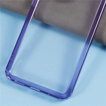 For Xiaomi Redmi 12C 4G Case PC+TPU Clear Back Phone Cover Purple