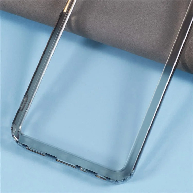 For Oppo A38 4G Shockproof Case HD Clear PC+TPU Phone Cover Black