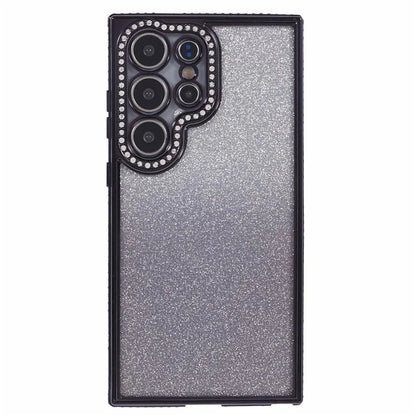 For Samsung Galaxy S23 Ultra Case Gradient Glitter Bling Anti-Scratch TPU Phone Cover