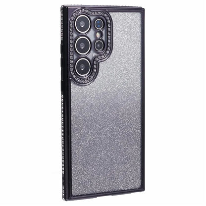 For Samsung Galaxy S23 Ultra Case Gradient Glitter Bling Anti-Scratch TPU Phone Cover