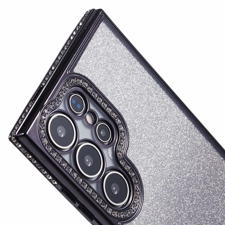 For Samsung Galaxy S23 Ultra Case Gradient Glitter Bling Anti-Scratch TPU Phone Cover