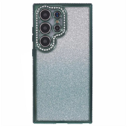 For Samsung Galaxy S23 Ultra Case Gradient Glitter Bling Anti-Scratch TPU Phone Cover