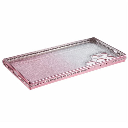For Samsung Galaxy S23 Ultra Case Gradient Glitter Bling Anti-Scratch TPU Phone Cover