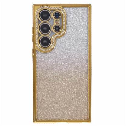 For Samsung Galaxy S23 Ultra Case Gradient Glitter Bling Anti-Scratch TPU Phone Cover