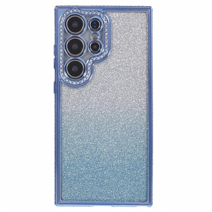 For Samsung Galaxy S23 Ultra Case Gradient Glitter Bling Anti-Scratch TPU Phone Cover