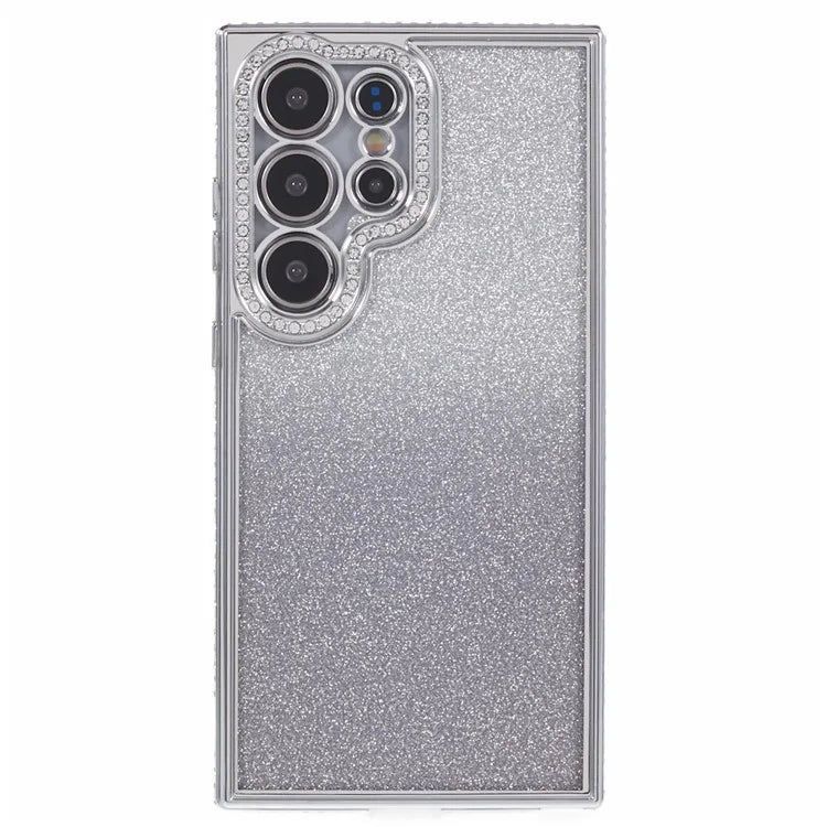 For Samsung Galaxy S23 Ultra Case Gradient Glitter Bling Anti-Scratch TPU Phone Cover