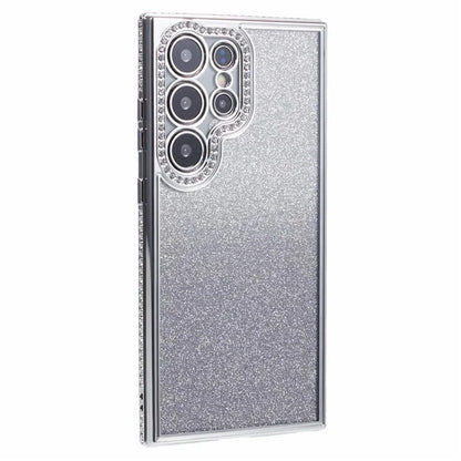 For Samsung Galaxy S23 Ultra Case Gradient Glitter Bling Anti-Scratch TPU Phone Cover