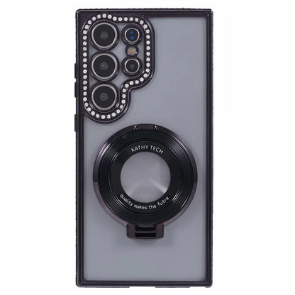 For Samsung Galaxy S22 Ultra 5G Case Kickstand Sparkle Bling TPU Phone Cover