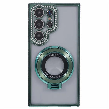 For Samsung Galaxy S22 Ultra 5G Case Kickstand Sparkle Bling TPU Phone Cover