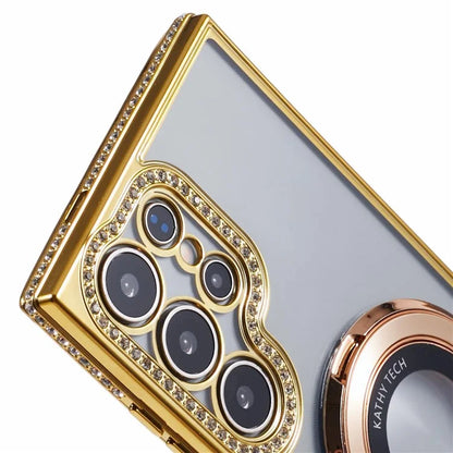 For Samsung Galaxy S22 Ultra 5G Case Kickstand Sparkle Bling TPU Phone Cover
