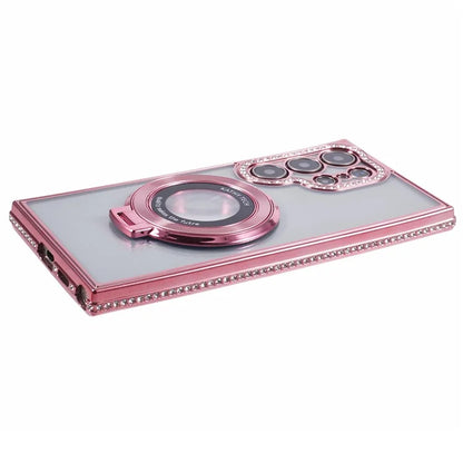For Samsung Galaxy S22 Ultra 5G Case Kickstand Sparkle Bling TPU Phone Cover