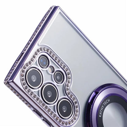 For Samsung Galaxy S22 Ultra 5G Case Kickstand Sparkle Bling TPU Phone Cover