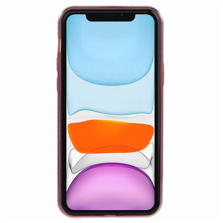 For iPhone 11 Scratch-Proof Case Rhinestones Lens Frame Ring Kickstand Protective Cover