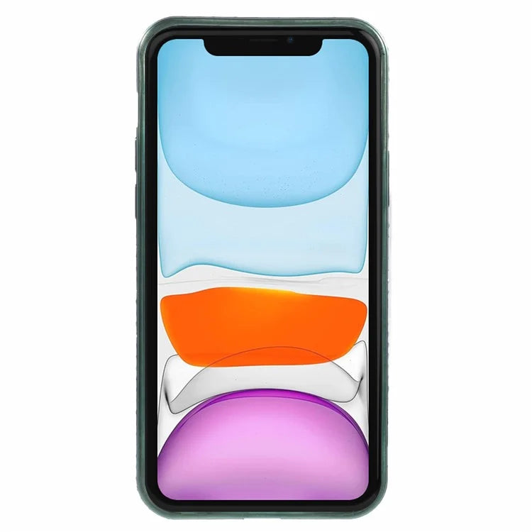 For iPhone 11 Scratch-Proof Case Rhinestones Lens Frame Ring Kickstand Protective Cover