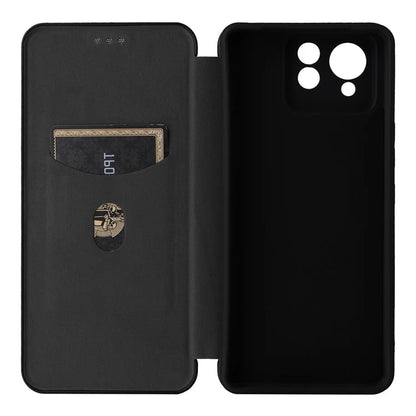 For Asus Zenfone 11 Ultra 5G Leather Case Carbon Fiber Texture Stand Magnetic Phone Cover