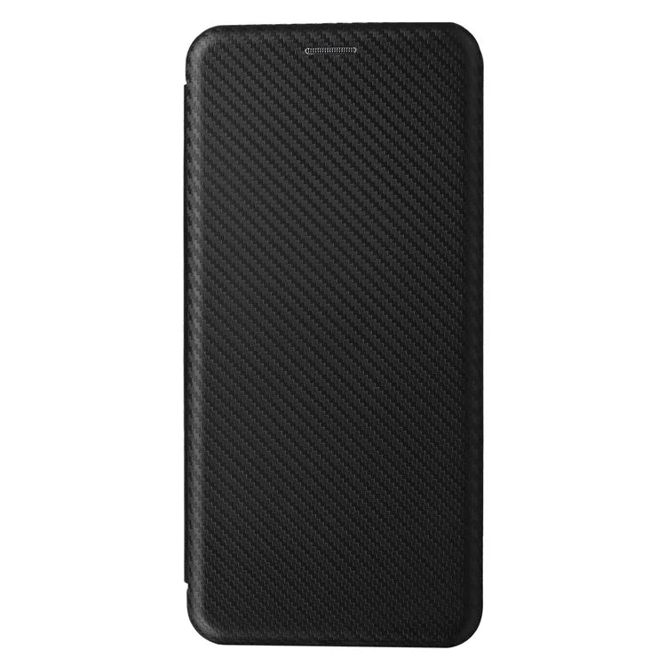 For Asus Zenfone 11 Ultra 5G Leather Case Carbon Fiber Texture Stand Magnetic Phone Cover