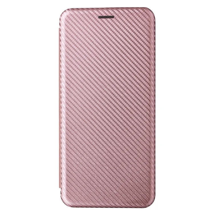 For Asus Zenfone 11 Ultra 5G Leather Case Carbon Fiber Texture Stand Magnetic Phone Cover