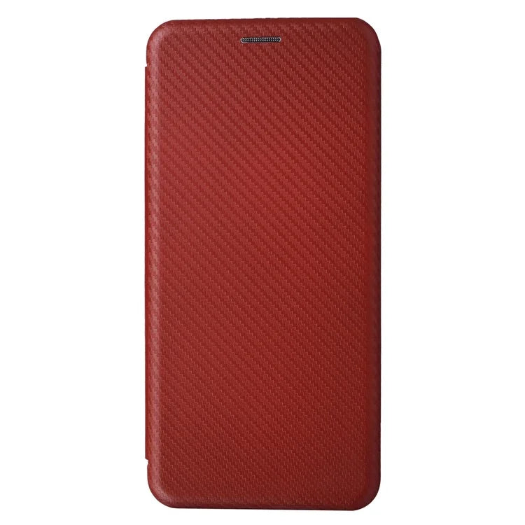 For Asus Zenfone 11 Ultra 5G Leather Case Carbon Fiber Texture Stand Magnetic Phone Cover
