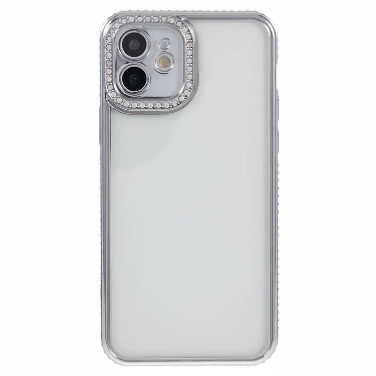 TPU Phone Cover for iPhone 11 Case Soft Bling Rhinestones Decor Shell
