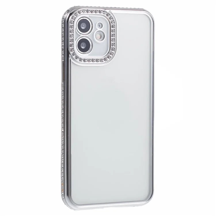 TPU Phone Cover for iPhone 11 Case Soft Bling Rhinestones Decor Shell