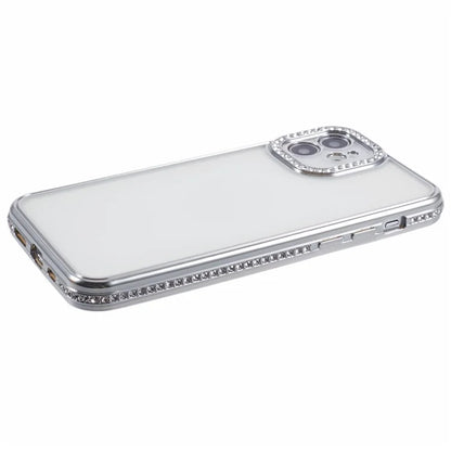 TPU Phone Cover for iPhone 11 Case Soft Bling Rhinestones Decor Shell
