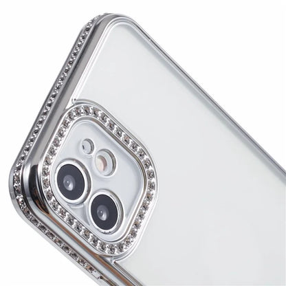 TPU Phone Cover for iPhone 11 Case Soft Bling Rhinestones Decor Shell