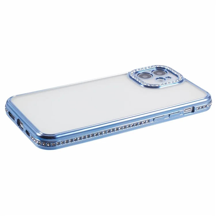 TPU Phone Cover for iPhone 11 Case Soft Bling Rhinestones Decor Shell
