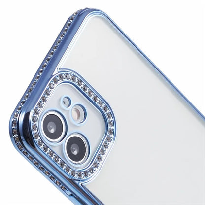 TPU Phone Cover for iPhone 11 Case Soft Bling Rhinestones Decor Shell