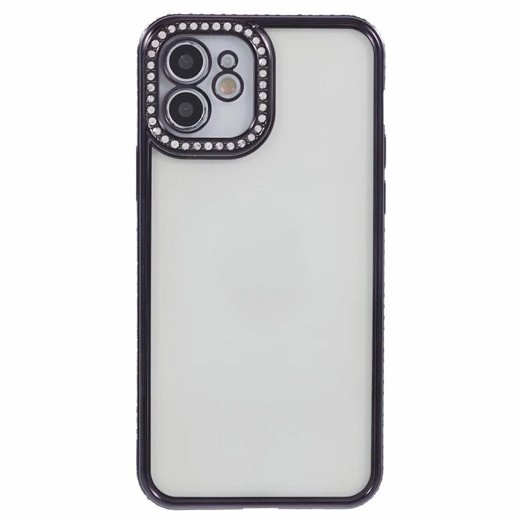 TPU Phone Cover for iPhone 11 Case Soft Bling Rhinestones Decor Shell