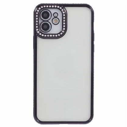 TPU Phone Cover for iPhone 11 Case Soft Bling Rhinestones Decor Shell