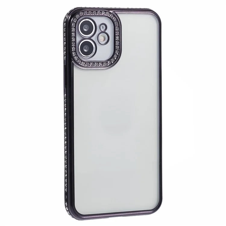 TPU Phone Cover for iPhone 11 Case Soft Bling Rhinestones Decor Shell
