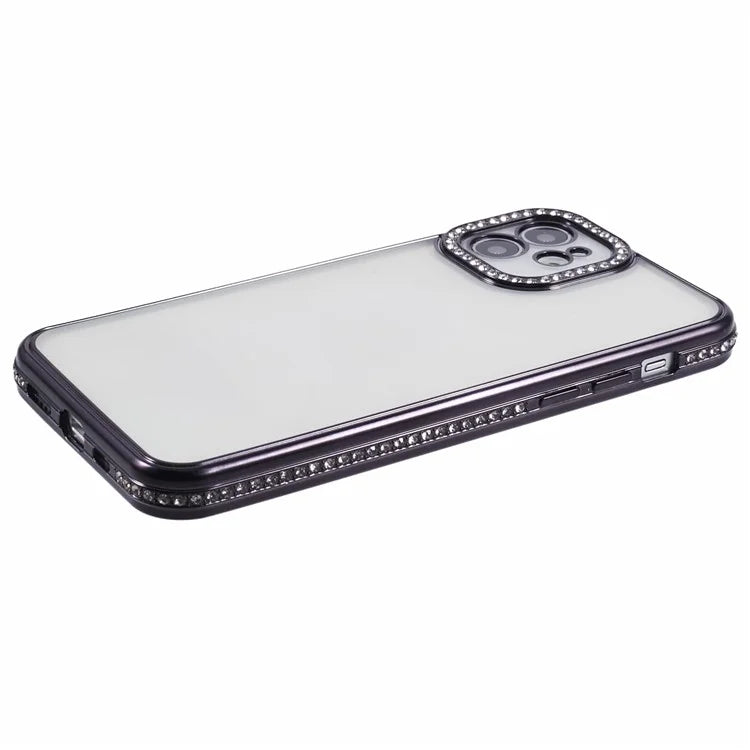 TPU Phone Cover for iPhone 11 Case Soft Bling Rhinestones Decor Shell