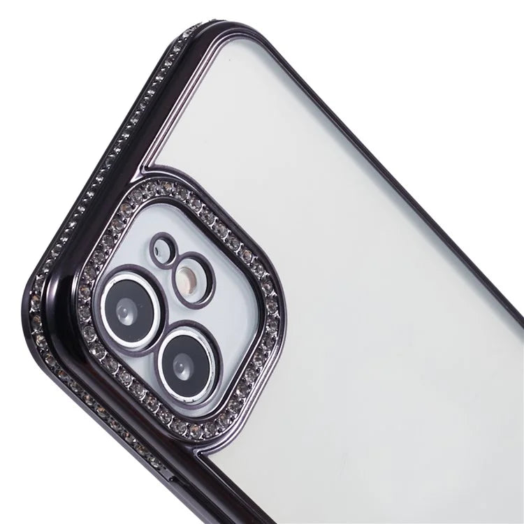 TPU Phone Cover for iPhone 11 Case Soft Bling Rhinestones Decor Shell