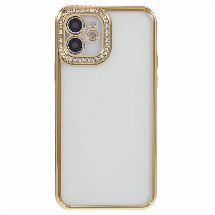 TPU Phone Cover for iPhone 11 Case Soft Bling Rhinestones Decor Shell