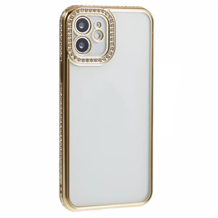 TPU Phone Cover for iPhone 11 Case Soft Bling Rhinestones Decor Shell