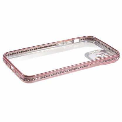 TPU Phone Cover for iPhone 11 Case Soft Bling Rhinestones Decor Shell