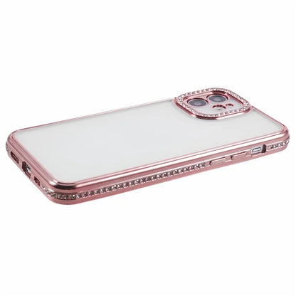 TPU Phone Cover for iPhone 11 Case Soft Bling Rhinestones Decor Shell