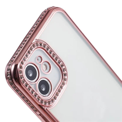 TPU Phone Cover for iPhone 11 Case Soft Bling Rhinestones Decor Shell