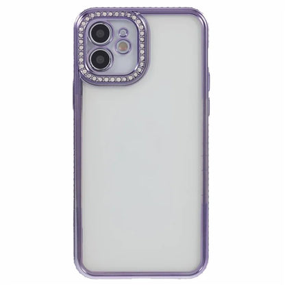TPU Phone Cover for iPhone 11 Case Soft Bling Rhinestones Decor Shell