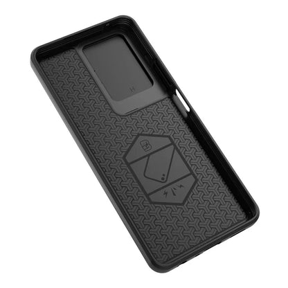 For Oppo A79 5G / A2 5G Case Camera Protection PC+TPU Phone Cover with Ring Kickstand