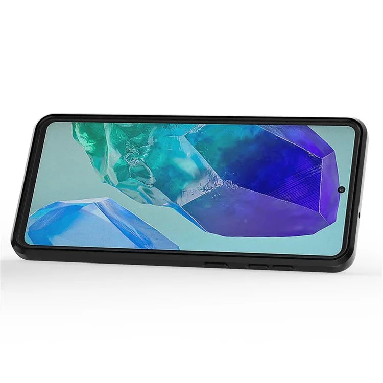 For Samsung Galaxy M55 5G / C55 5G / F55 5G Case PC+TPU Phone Protector with Slide Camera Cover