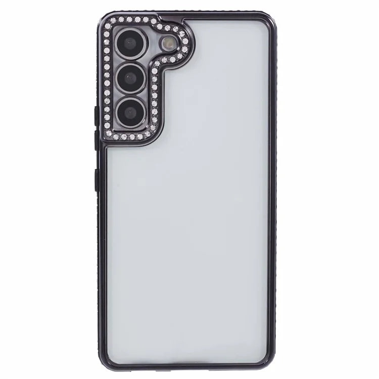 For Samsung Galaxy S23 Cell Phone Cases Rhinestones Decor TPU Flexible Cover