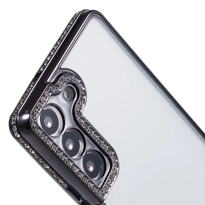 For Samsung Galaxy S23 Cell Phone Cases Rhinestones Decor TPU Flexible Cover