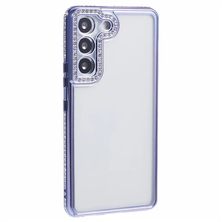 For Samsung Galaxy S23 Cell Phone Cases Rhinestones Decor TPU Flexible Cover